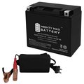 Mighty Max Battery YTX20L-BS Battery for Victory V92SC Sport Cruiser With 12V 4Amp Charger MAX3514190